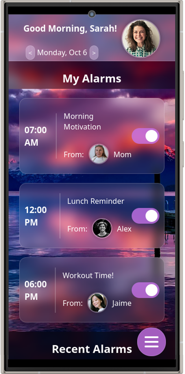 Momento social features